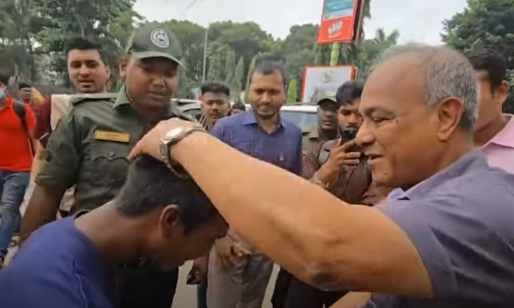 A street child upon meeting the Home Affairs Adviser