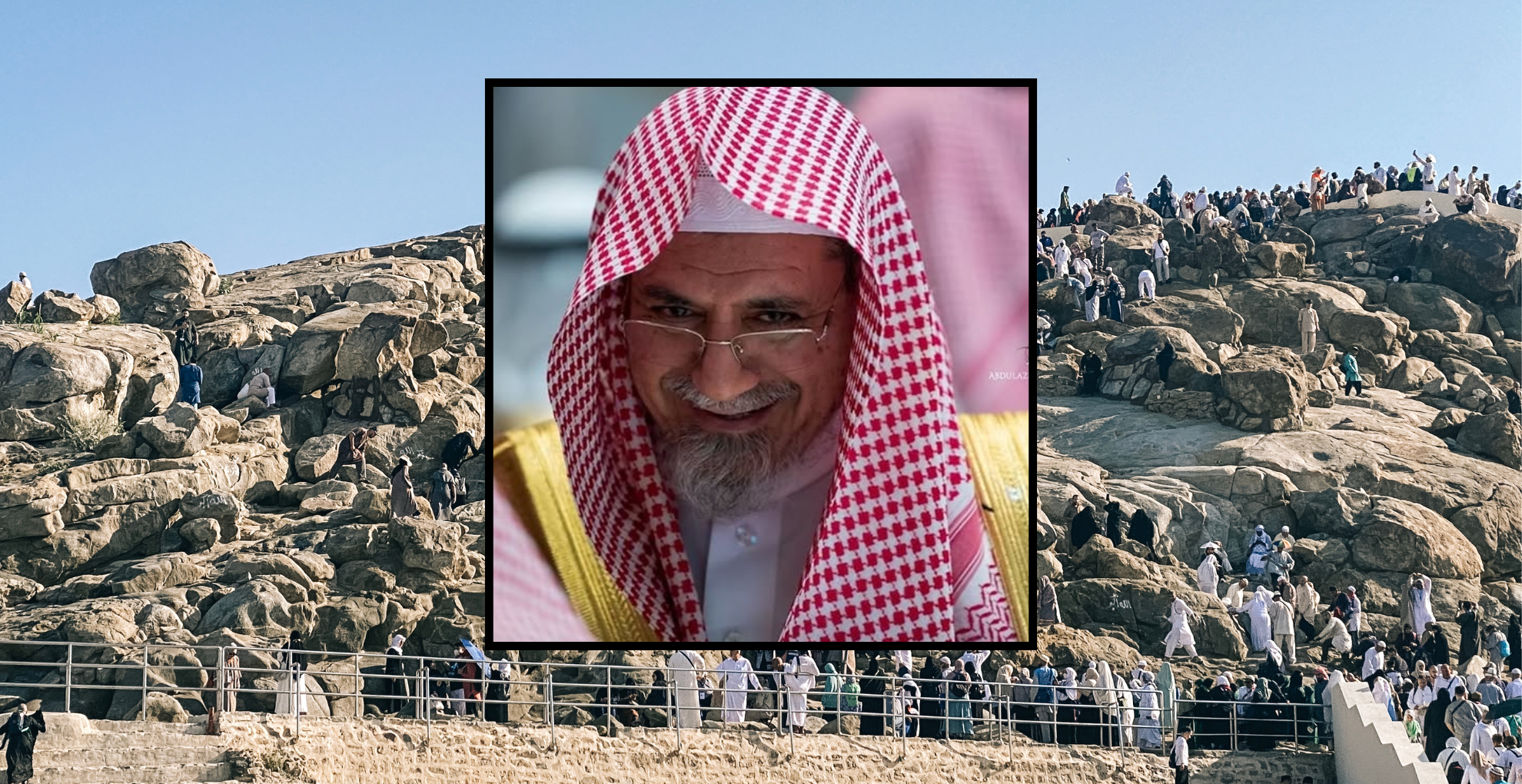 saleh bin give speech at khutbah