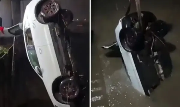 woman's car into creek which direct by google maps