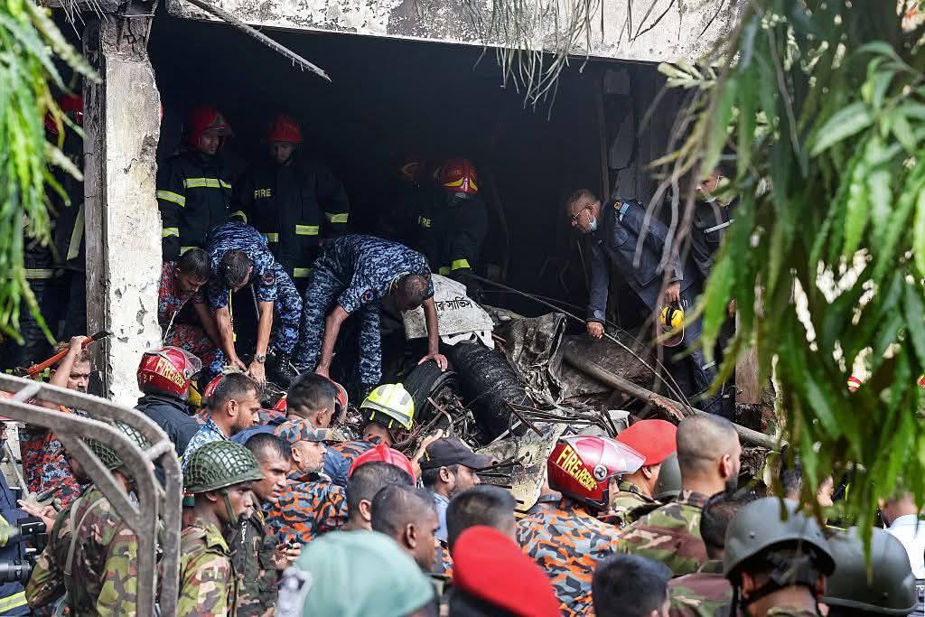 Plane Crash in Dhaka