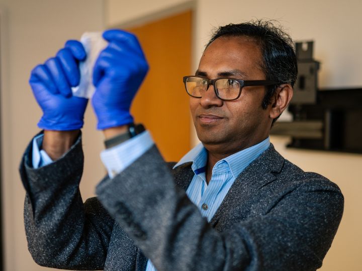 A University of Houston engineer alternative to plastic using bacterial cellulose