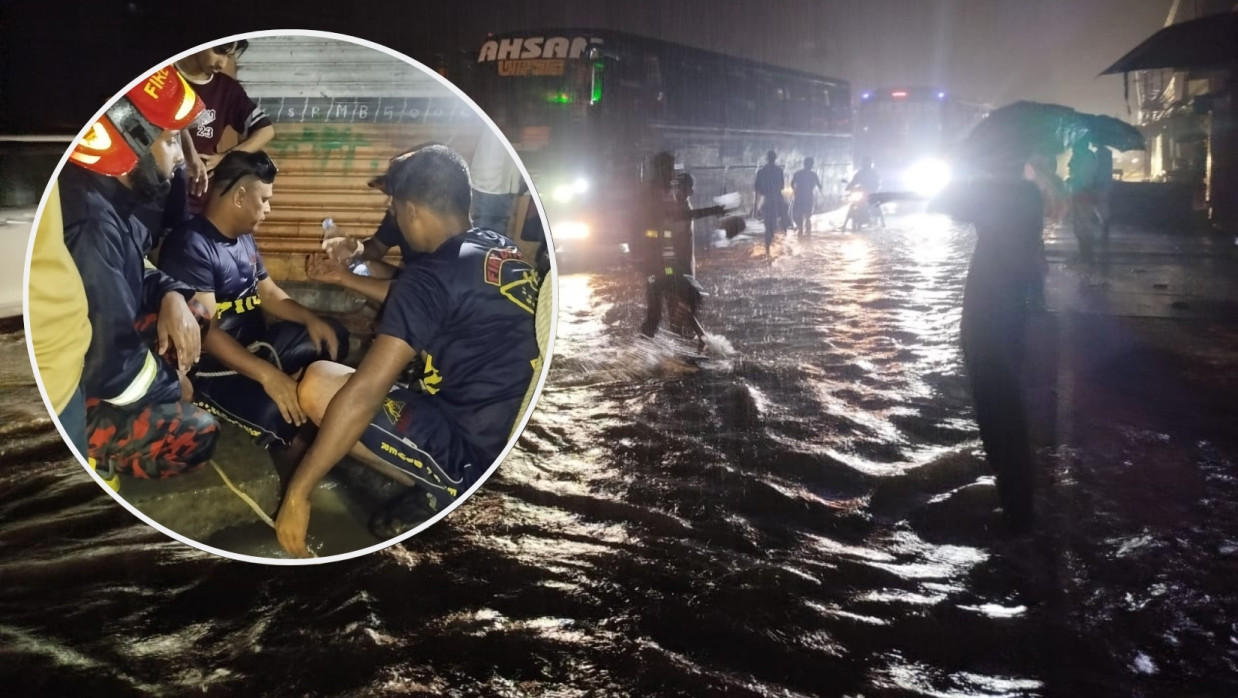 A woman went missing after falling into an uncovered manhole in Tongi