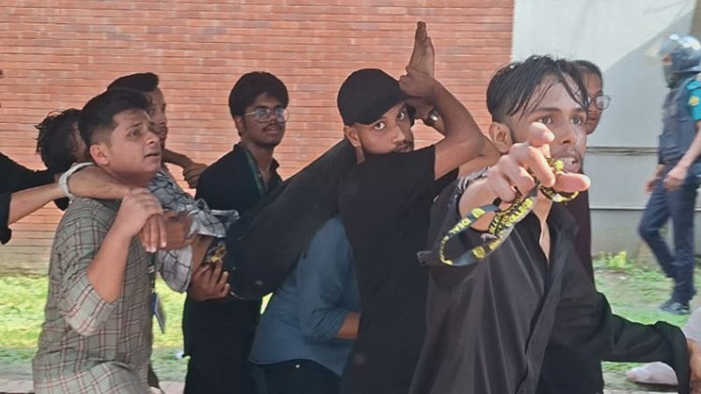 Clash Between Police and Students