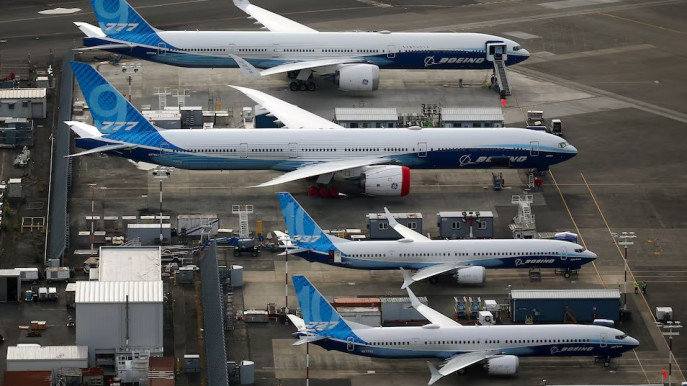 Boeing aircraft