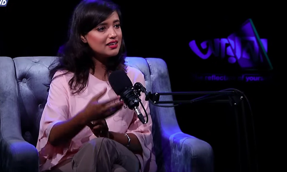 Presenter Somriddhi Tabassum