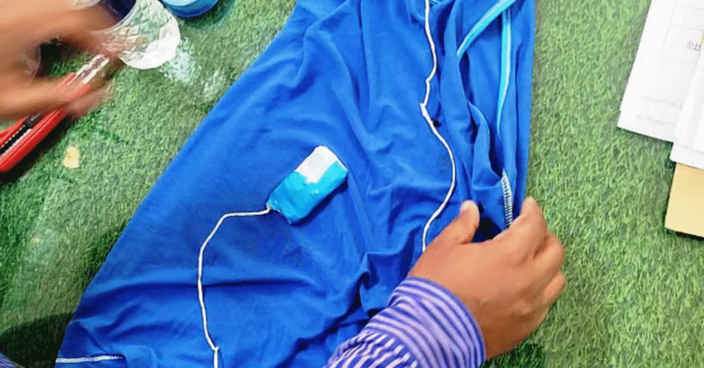 a device recovered from exam candidates