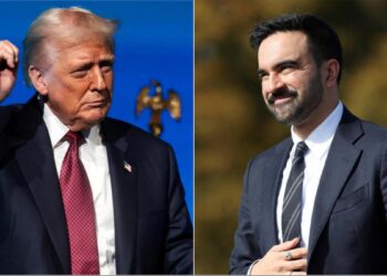 Donald Trump and zohran mamdani