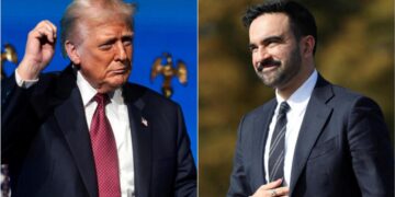 Donald Trump and zohran mamdani