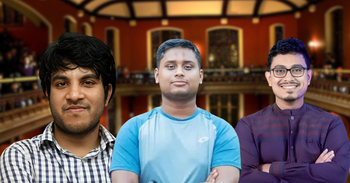 oxford union invites Ali Ahsan Junayed, Abu Sadiq Kayem, Hasnat Abdullah