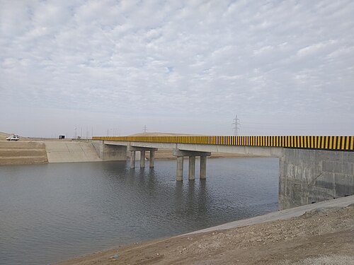 Qosh Tepa Canal in December 2023